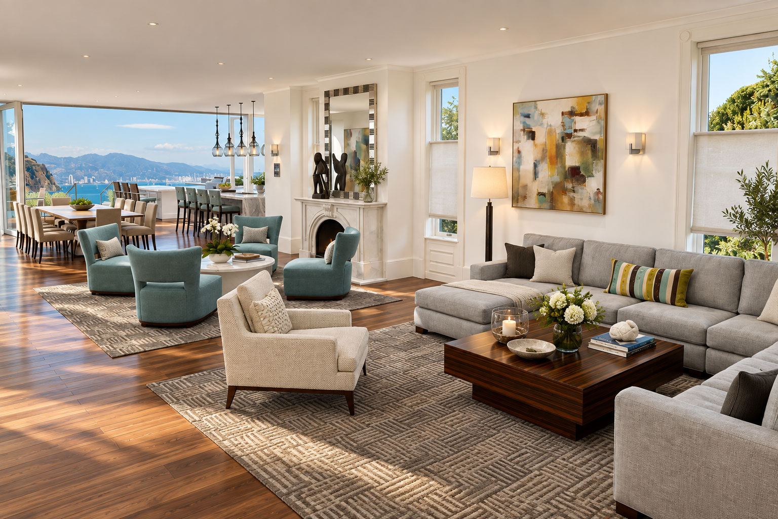 Casa Madrona: Pre-construction living space — design assistance and visualisation by Archiform 3D