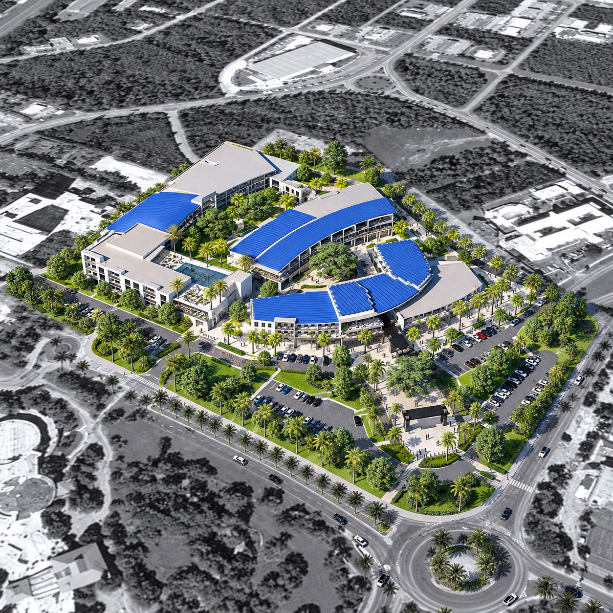 International Bazaar: The mixed-use revitalisation concept within Freeport